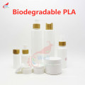 100% Composatable Custom Biodegradable Cosmetic Packaging 100ml PLA Plastic Cream Jar PLA-128AN